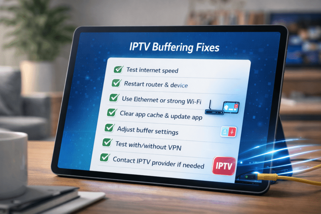 IPTV BUFFERING FIXE